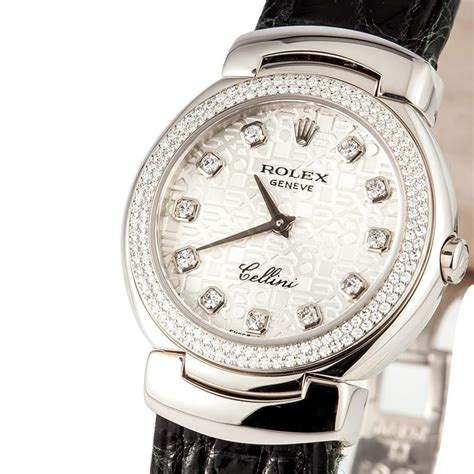 womens rolex of geneva cellini with diamonds|used Rolex cellini watches.